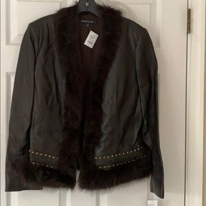 Lafayette leather jacket. Size 12